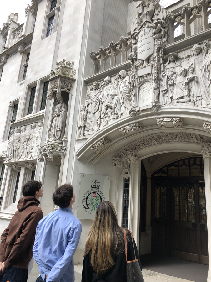 Outside the Supreme Court