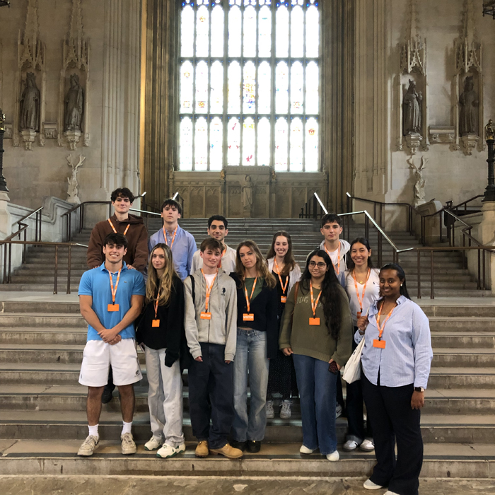 Parliament group in Westminster Hall