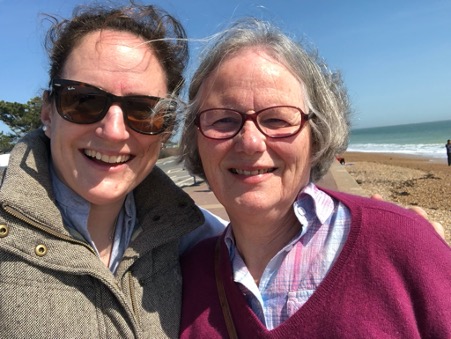 Laura Caldecott, with her mother