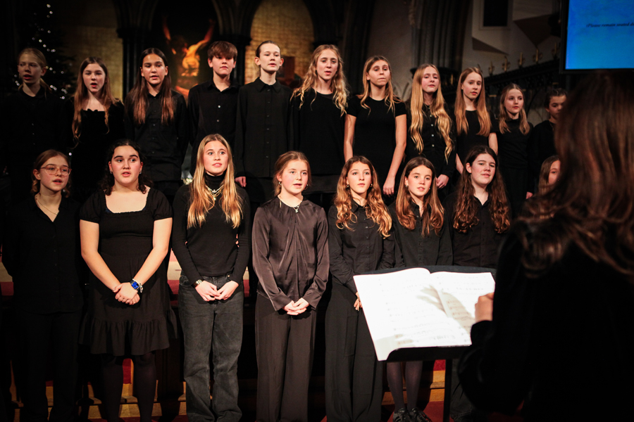 auditioned choir