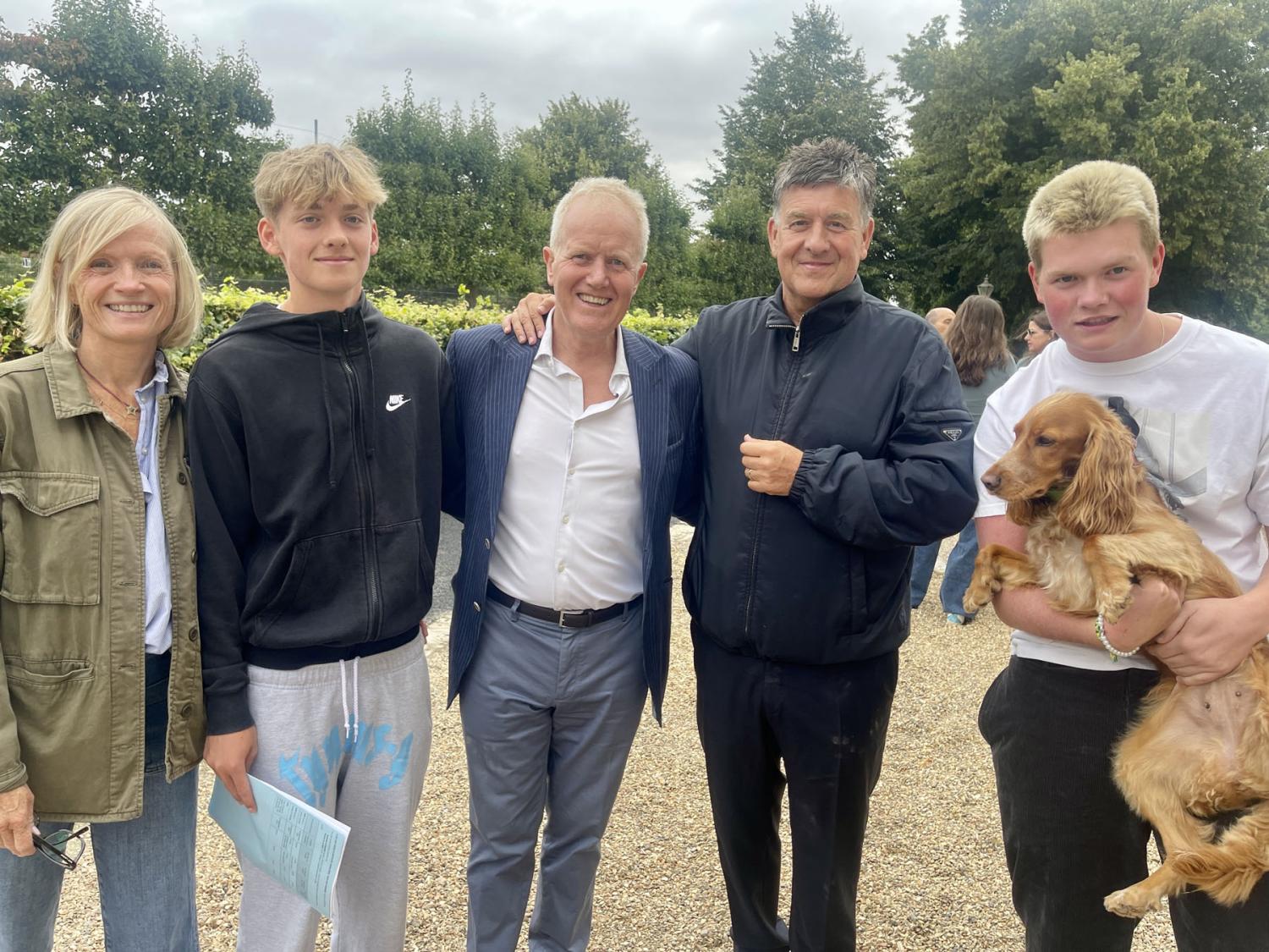 GCSE parents and Students celebrate