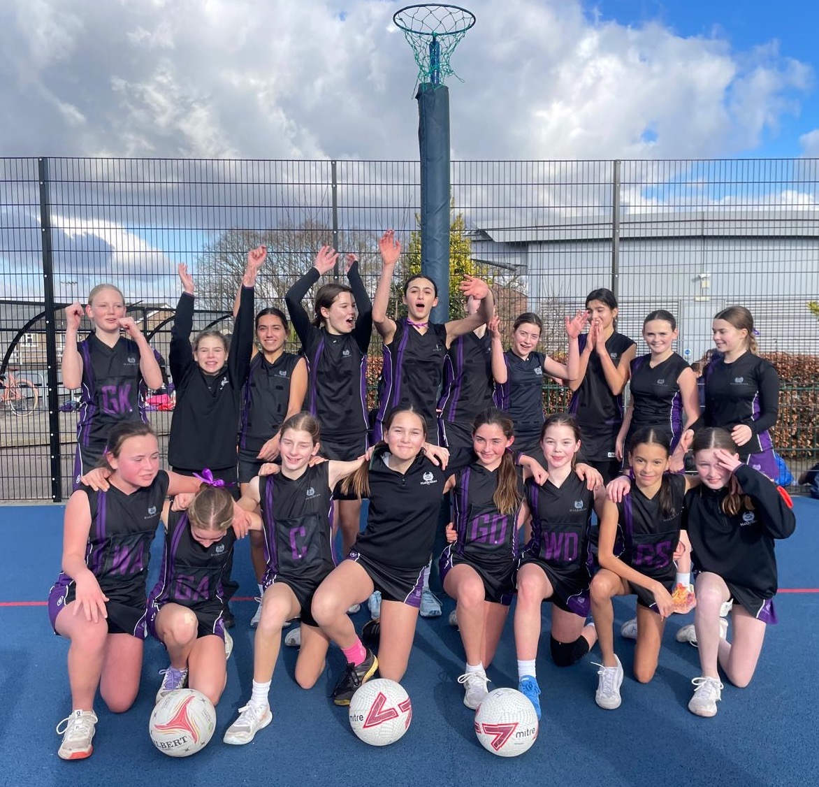 U12s and 13s Netballers