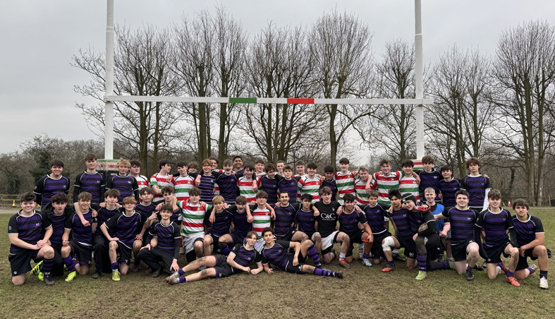 Harrodian and Stockport Rugby club group shot