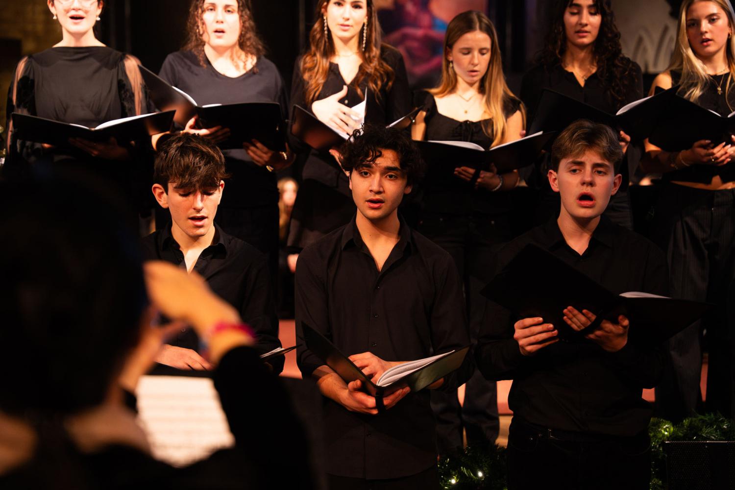 Choir at Carol concert
