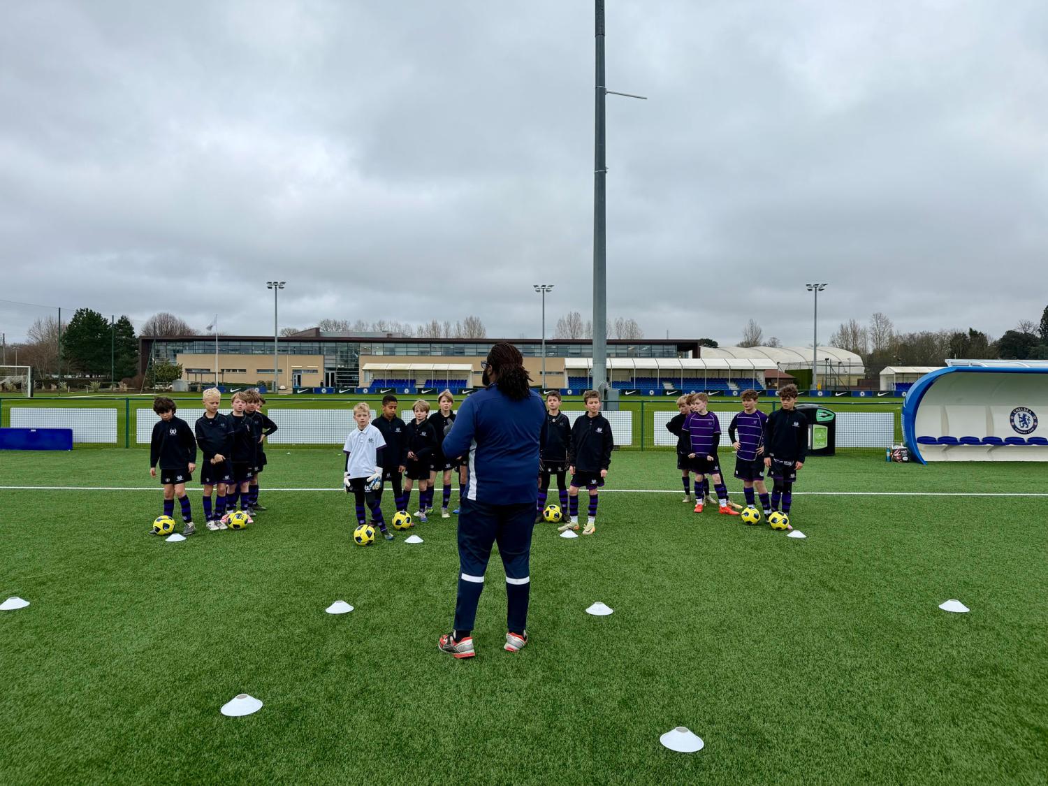 Boys training at Cobham