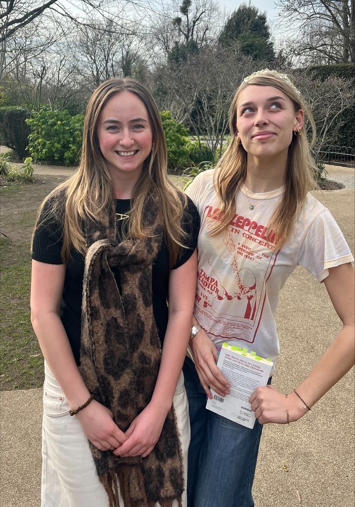 Angelica and Phoebe in the 6th Form