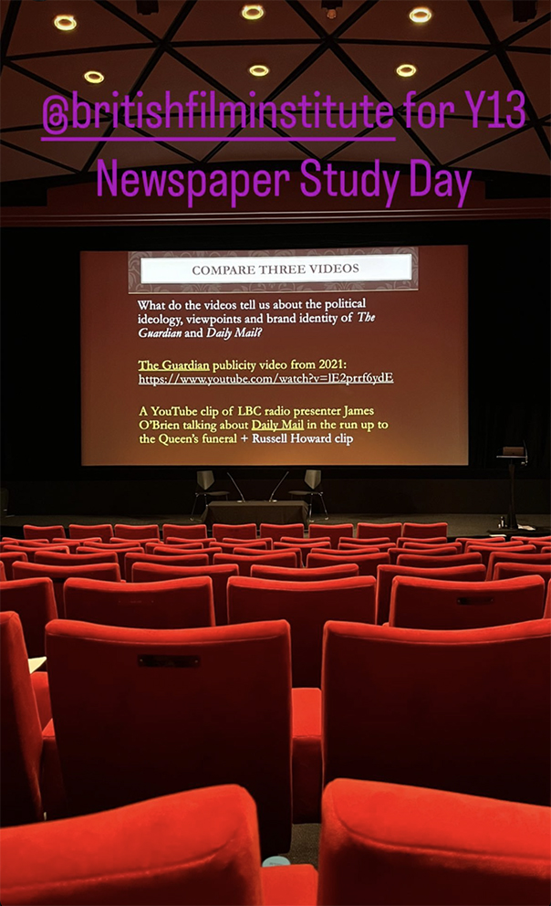 media studies insta grab
