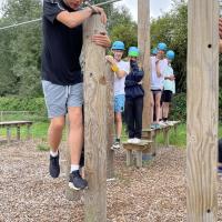 Teambuilding obstacle course