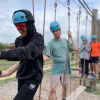 Teambuilding obstacle course