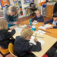 Pre-Prep art week at work