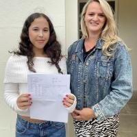 Sophie with English teacher Ms Kempin 