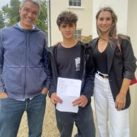 Fran with his parents