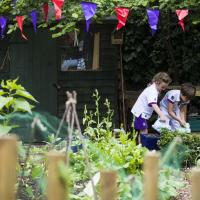 pre preps in allotment garden