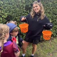 Senior Prefect Halloween cats