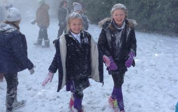 snow play