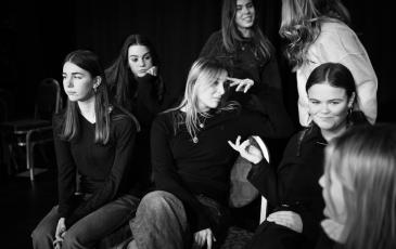 Grease rehearsals