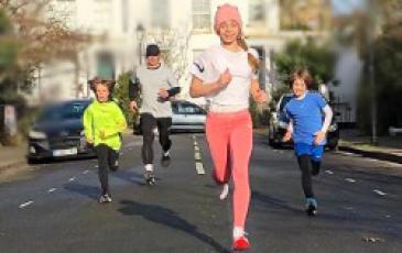 Farrah on a run